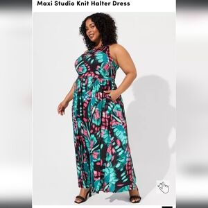 Maxi Halter Dress